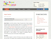 Tablet Screenshot of nepalsambat.com